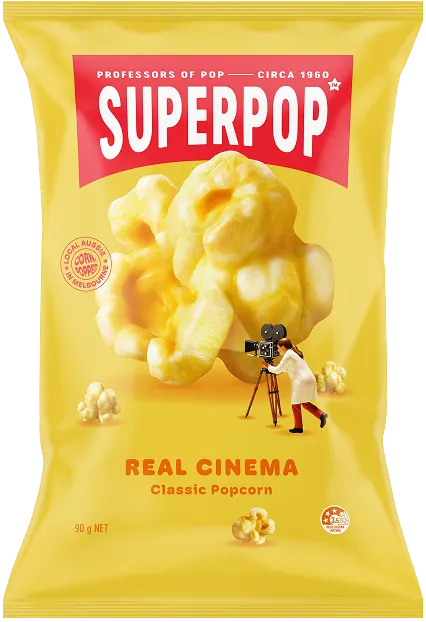 Superpop Real Cinema Classic Popcorn 90g