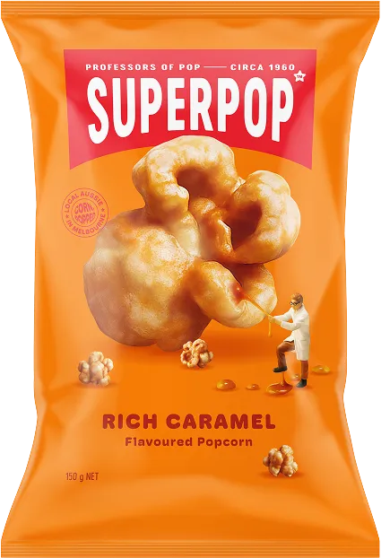 Superpop Rich Caramel Popcorn 150g