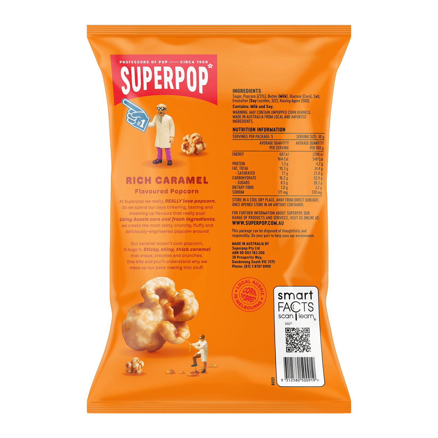 After Superpop Rich Caramel Popcorn 150g