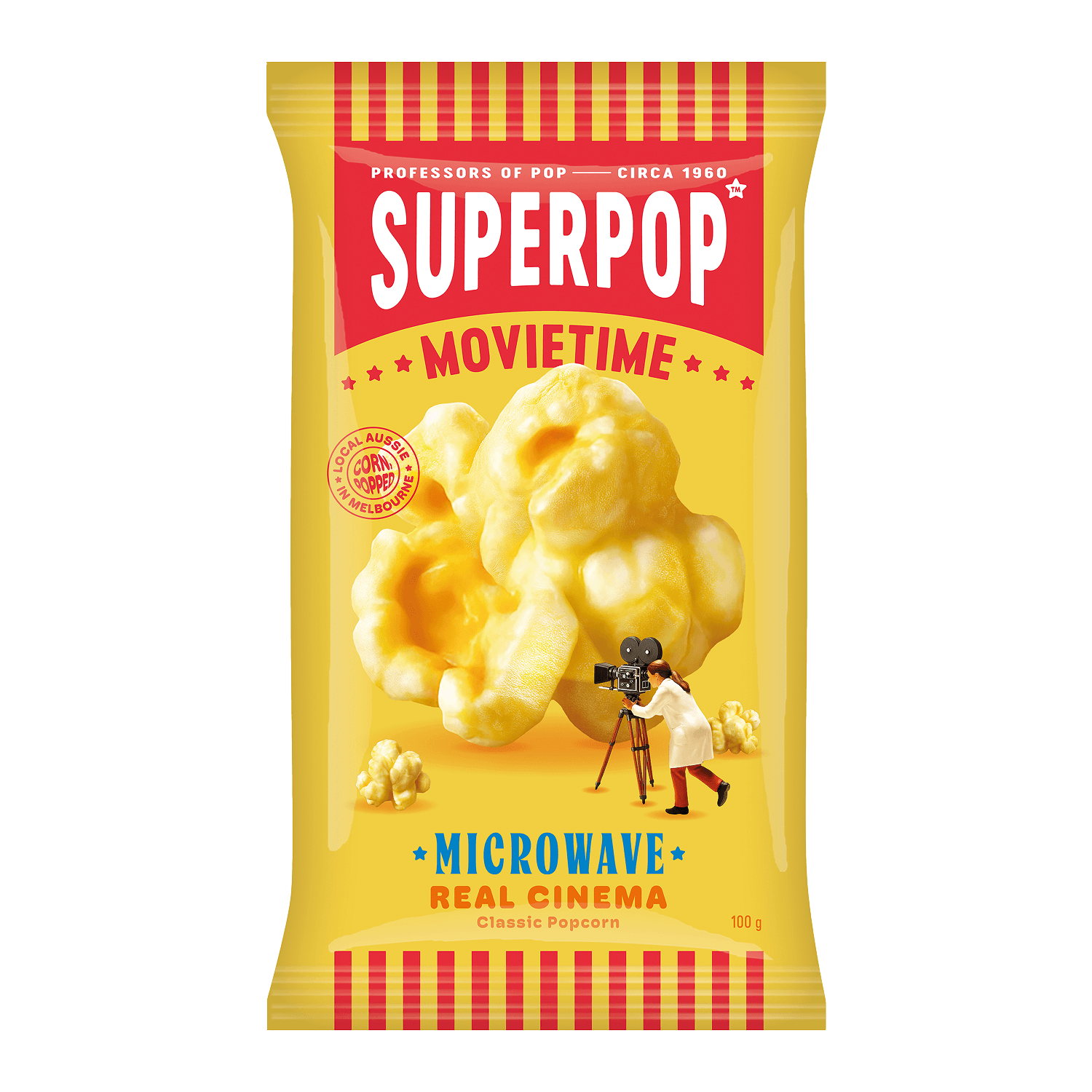 Before Superpop Microwave Real Cinema Popcorn 100g