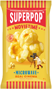Superpop Microwave Real Cinema Popcorn 100g