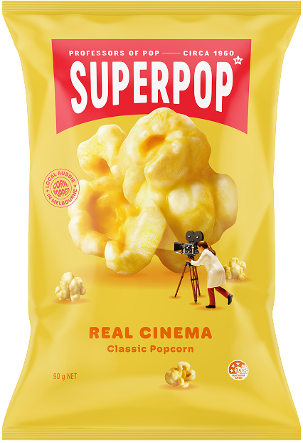 Superpop Real Cinema Classic Popcorn 90g