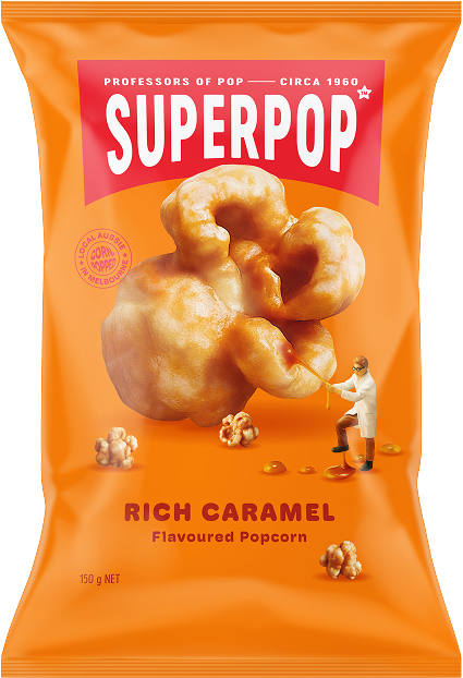 Superpop Rich Caramel Popcorn 150g